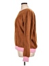 Maeve Color Block Brown Pullover Sweater Size XL - photo 5