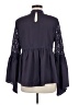 Sun & Shadow 100% Polyester Purple Long Sleeve Blouse Size M - photo 2