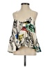 Tibi 100% Silk Ivory Sleeveless Silk Top Size 0 - photo 1