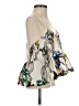 Tibi 100% Silk Ivory Sleeveless Silk Top Size 0 - photo 4