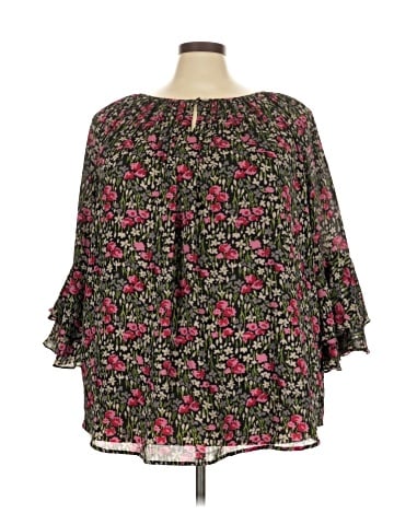 Chaps 3/4 Sleeve Blouse (view 1)