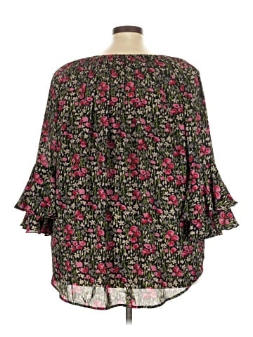 Chaps 3/4 Sleeve Blouse (view 2)