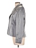 Alex Evenings 100% Polyester Metallic Silver Blazer Size 12 - photo 5