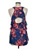 Studio Y 100% Polyester Blue Sleeveless Blouse Size M - photo 2