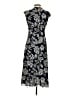 Talbots 100% Polyester Paisley Gray Casual Dress Size 2 - photo 2