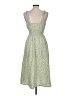 Unbranded Hearts Green Casual Dress Size M - photo 2