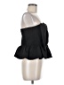 Express Black Short Sleeve Top Size M - photo 4