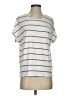 Green Envelope Stripes Silver Short Sleeve T-Shirt Size S - photo 1
