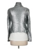 Donna Karan New York Metallic Silver Jacket Size 6 - photo 2