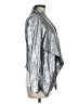Donna Karan New York Metallic Silver Jacket Size 6 - photo 4