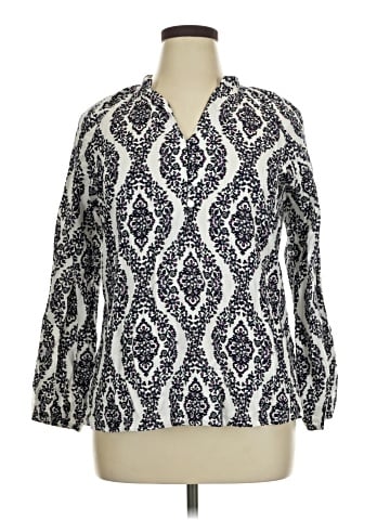 Belle By Kim Gravel 3/4 Sleeve Blouse (view 1)