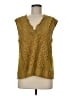 Akemi + Kin Gold Sleeveless Blouse Size M - photo 1
