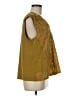 Akemi + Kin Gold Sleeveless Blouse Size M - photo 4