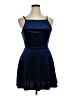 Speechless Solid Blue Cocktail Dress Size XL - photo 1