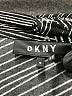 DKNY Black Gray Short Sleeve Blouse Size M - photo 4