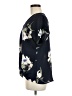 West Kei 100% Polyester Blue Short Sleeve Blouse Size M - photo 5