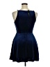 Speechless Solid Blue Cocktail Dress Size XL - photo 2