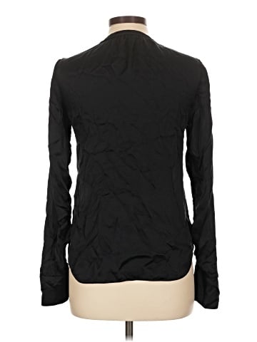 Veronica Beard Long Sleeve Silk Top (view 2)