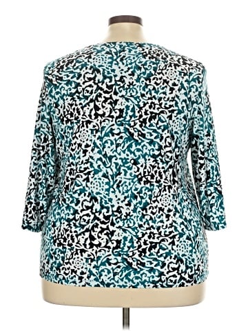 JM Collection 3/4 Sleeve Blouse (view 2)