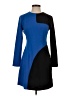 Donna Morgan Color Block Blue Casual Dress Size 0 - photo 1