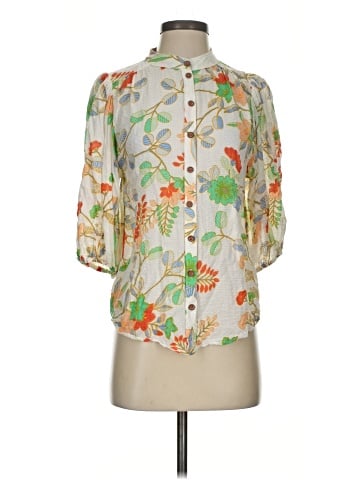 Maeve by Anthropologie 3/4 Sleeve Blouse (view 1)