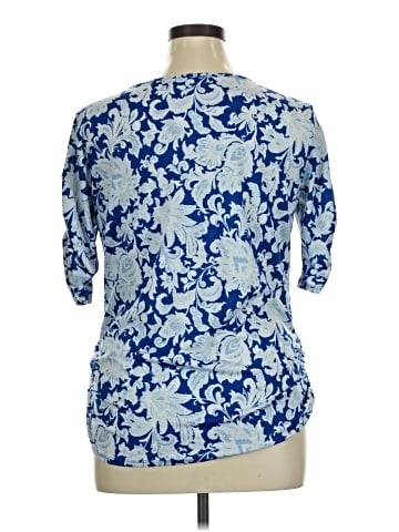 Espresso Short Sleeve Henley (view 2)