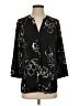 NYDJ Black 3/4 Sleeve Blouse Size S - photo 1