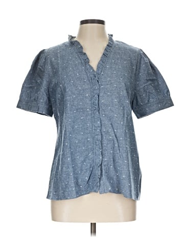 CeCe Short Sleeve Henley (view 1)