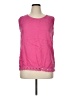 Charlie 100% Linen Pink Sleeveless Top Size XL - photo 1