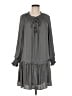 For The Republic 100% Polyester Gray Casual Dress Size M - photo 1