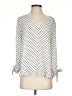 CeCe 100% Polyester Polka Dots Ivory 3/4 Sleeve Blouse Size S - photo 1