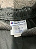 Champion 100% Polyester Solid Black Track Pants Size L - photo 7