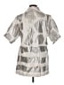 Berek Metallic Silver Coat Size M - photo 2