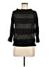 Deletta 100% Polyester Black 3/4 Sleeve Top Size M - photo 1