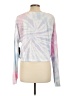 90 Degree by Reflex Tie-dye White Sweatshirt Size L - photo 2