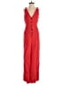 Aqua Solid Red Jumpsuit Size XS - photo 1