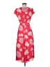 Talbots Tropical Red Casual Dress Size 8 - photo 2
