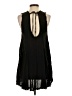 Ecote Solid Black Casual Dress Size S - photo 2