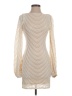 Unbranded 100% Polyester Metallic Gold Cocktail Dress Size S - photo 1
