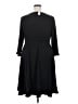Lane Bryant Solid Black Casual Dress Size 18 - 20 Plus - photo 2