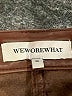WeWoreWhat 100% Polyurethane Metallic Brown Shorts Size 26 waist - photo 3