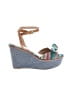Anthropologie Blue Wedges Size 8 - photo 1
