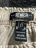 Rewash Stripes Tan Linen Pants Size XS - photo 7