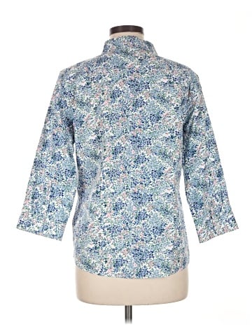 L.L.Bean 3/4 Sleeve Button-Down Shirt (view 2)