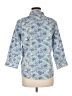 L.L.Bean Paisley Blue 3/4 Sleeve Button-Down Shirt Size M - photo 2