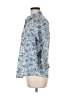 L.L.Bean Paisley Blue 3/4 Sleeve Button-Down Shirt Size M - photo 5