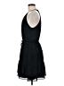 Naked Zebra 100% Polyester Solid Black Casual Dress Size M - photo 5