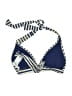 Jessica Simpson Stripes Blue Swimsuit Top Size M - photo 2