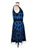 The Limited 100% Polyester Graphic Blue Cocktail Dress Size 12 - photo 4