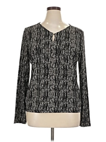 Tahari Long Sleeve Blouse (view 1)